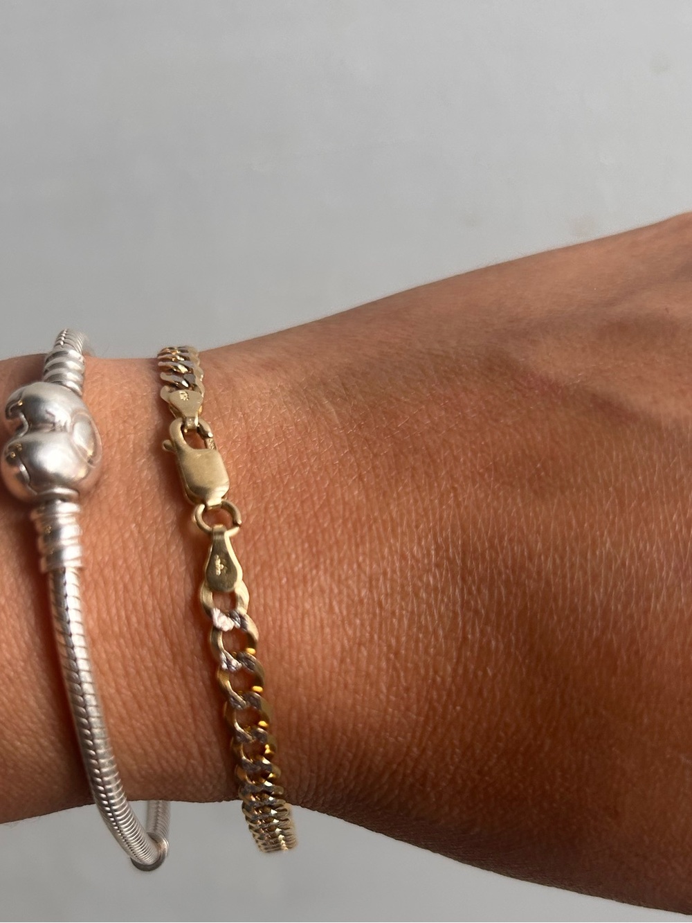 14k solid Gold cuban Bracelet